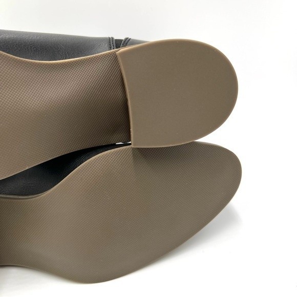 Dr. Scholl's Women's Teammate Black Vegan Leather Ankle Boots Booties 8 NEW - Picture 12 of 13